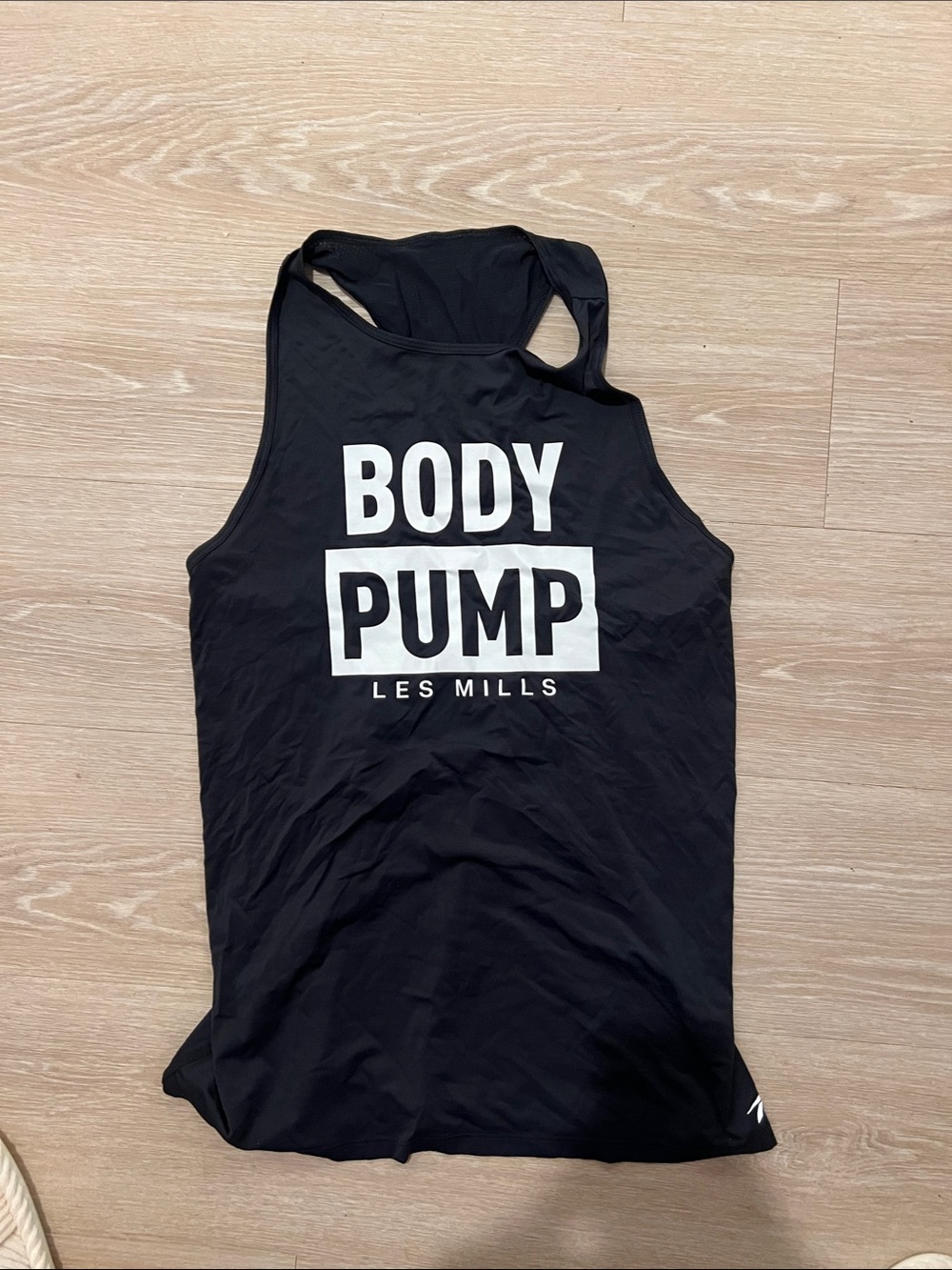 Reebok BodyPump Les Mills Black Racerback Tank